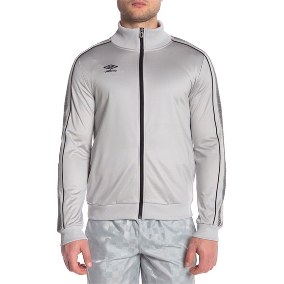 Umbro Diamond Pattern Jacket Silver - Large - Picture 3 of 6